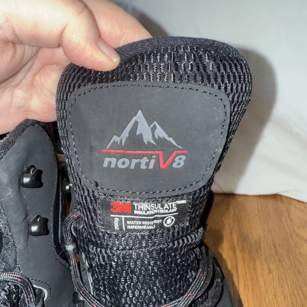 Nortiv8 Thinsulate Men's Boots Waterproof Hiking Construction Sz‎ 12 Black